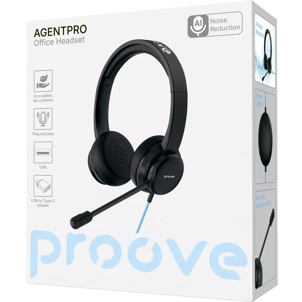 Дротові навушники Proove AgentPro