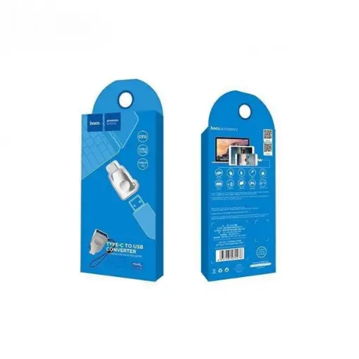 [65586] Adapter Hoco UA9 Type-C OTG Pearl Nickel