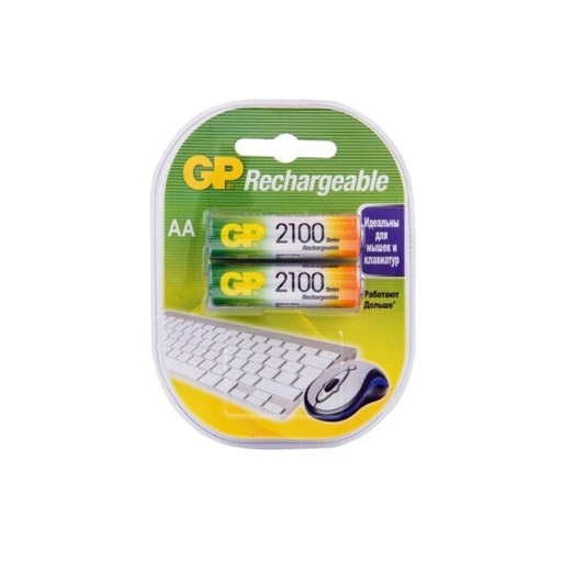 [722985] Rechargeable battery AA (R-6) GP 2100 mAh (210AAHC-U2) (2pcs per blister)