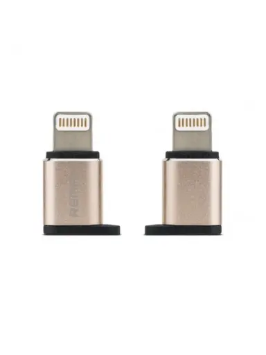 [27509630] Adapter Remax (OR) RA-USB2 iPhone 6 -> microUSB Gold
