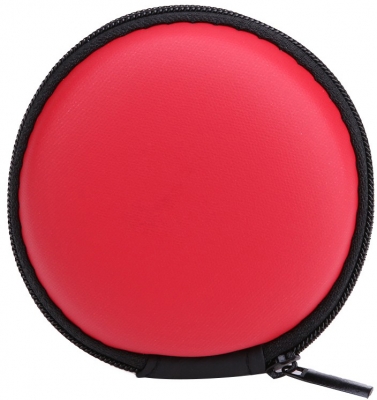 [27711897] Headphone case Mini Black/Red