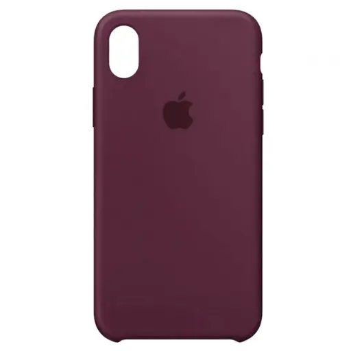 [1288] Soft Case iPhone X Bordeaux (36)