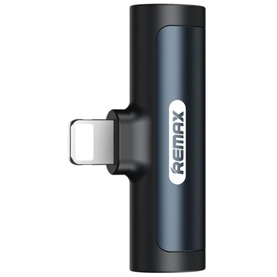 [77454] Adapter Remax RL-LA03 Type-C Male to 3.5mm+Type-C Female Black