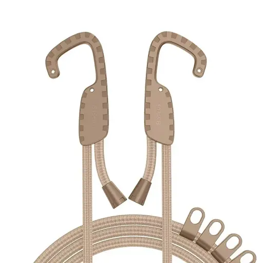 [22691] Baseus Multi Purpose Elastic Clothesline (beige)