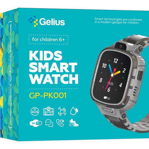 [74405] Дитячий розумний годинник з GPS трекером Gelius Pro GP-PK001 (PRO KID) Blue (864412047846474)
