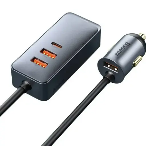 [23515] Автомобільне ЗУ Baseus Enjoy Together Four Interfaces 5.5A 4USB
