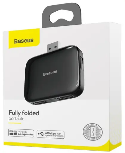 [28291] Baseus Fully Folded Portable 4-in-1 USB Hub