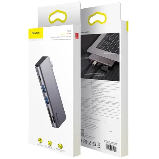 [21044] Baseus Harmonica 5-in-1 USB Hub