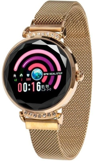 [74392] Swarovski (L12) Gold Milani Strap Fitness Bracelet