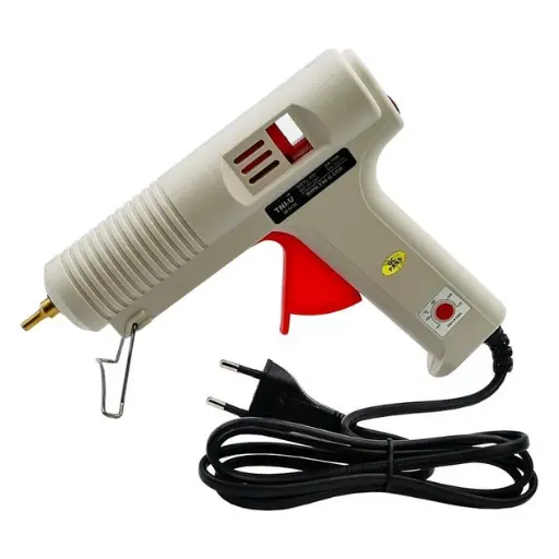 [21088] 21088 Hot glue gun TNI-U TU-965A (220V, 100W, adjustment t 140 - 220 gr C, nozzle d=2mm, glue d=11.2mm)