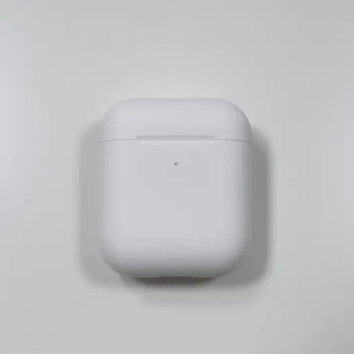 [22062] Silicone Case Slim with Carbine for AirPods 2 luminescent_white