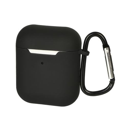 [22064] Silicone Case Slim with Carbine for AirPods 2 black
