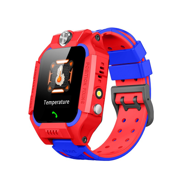 [17-0244_1] Children's smart watch W02S Temperature kids watch \ red