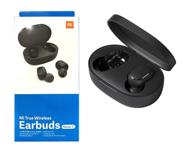 [82761] Xiaomi Stereo Bluetooth Headset Mi EarBuds Basic 2 Black (ZBW4272GL/BHR4272GL)(Global) (Stereo bluetooth headset)