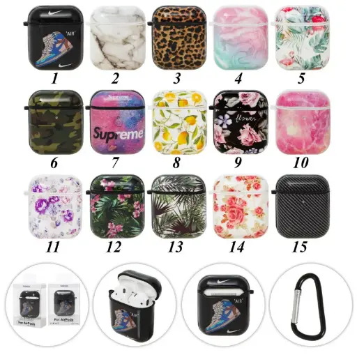 [000777101429] Air case dense silicone Drawing with carabiner