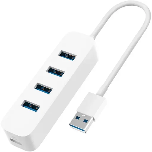 [83834] Xiaomi (OR) Mi Line Splitter 4xUSB 3.0 White (XMFXQ01QM/JGQ4007CN)(USB-Hub)