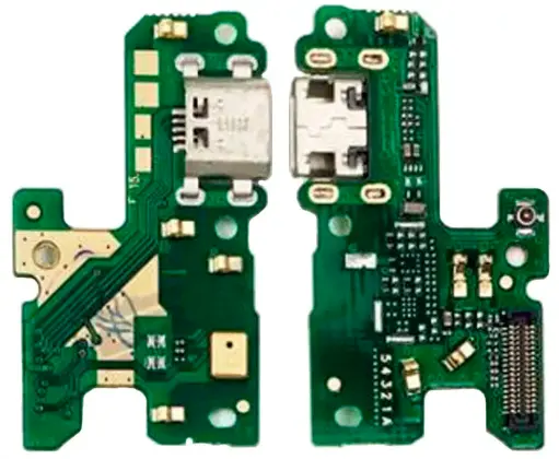 [21598] Charging connector for Huawei P8 Lite (2017) (PRA-L11/PRA-L21)/ Honor 8 Lite on board with microphone and components