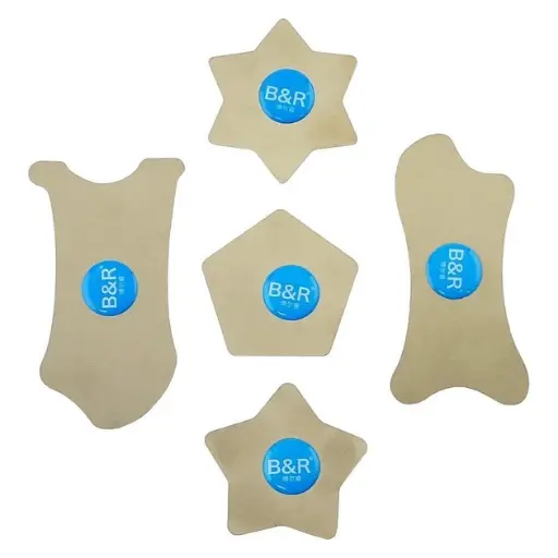 [23979] AIDA C9 - 5 in 1 metal card set for disassembly (hexagon, five-pointed and six-pointed star, 2 figured cards)