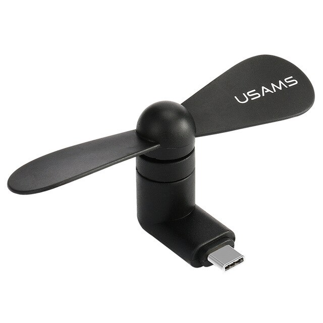 [10-0052_1] Вентилятор USAMS US-ZB009 Micro Mini Fan\black