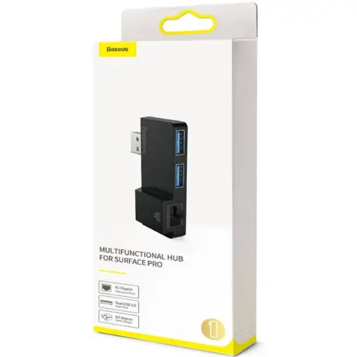 [87752] USB Hub Baseus Multifunctional (USB A to RJ45*1+USB3.0*2) (CAHUB-FP01)