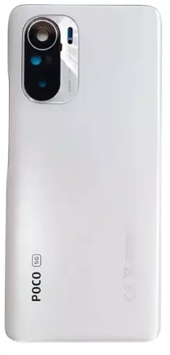 [2000000159270] The back cover of the Xiaomi Poco F3 M2012K11AG case is white