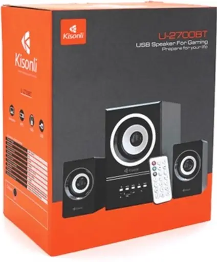 [77711346] Колонка для ПК Kisonli U-2700BT (Чорний)