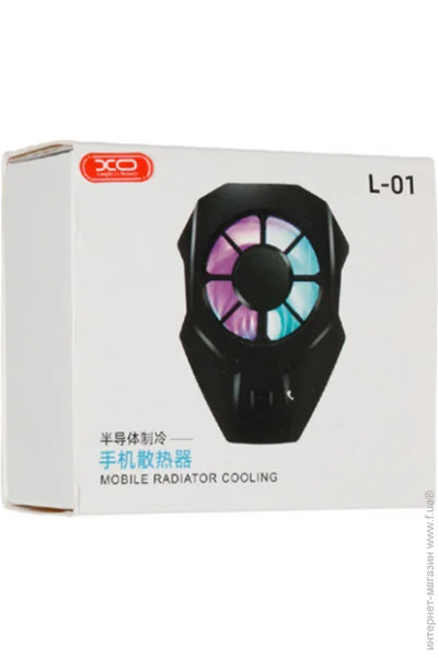 [38016] Вентилятор для телефона XO L-01 (100pc) (чорний)