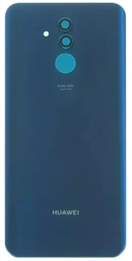 [899492] Back cover for Huawei Mate 20 lite, blue, with camera glass