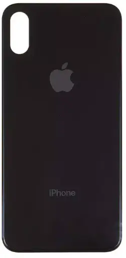 [00364287] Back panel of the iPhone XS case, black, without removing the camera frame, big hole
