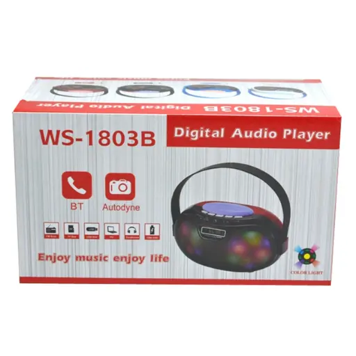 [54738] Bluetooth Колонка WS-1803B Black