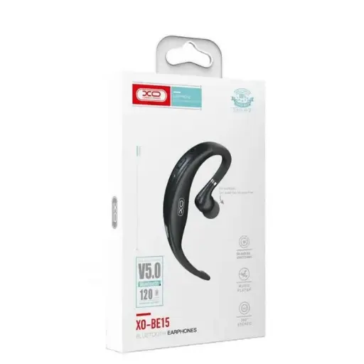 [40209] Bluetooth mono headset XO BE15 (25pc) (black)