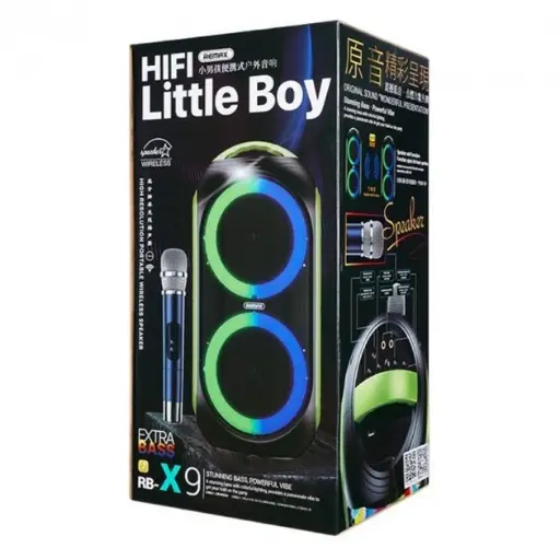 [3-11794] Column REMAX Little Boy Outdoor Wireless Speaker RB-X9/black