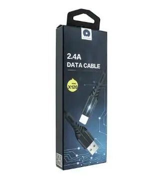 [2-1205_1] USB кабель WUW X120 Type-C 1M\black