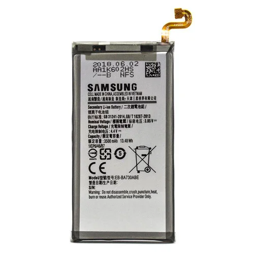 [10000977] Акумулятор Samsung A730 Galaxy A8 Plus, EB-BA730ABE, (3500 mAh)