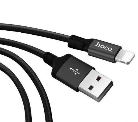 [6957531062882] USB Кабель Hoco X14 Times Speed ​​Lightning 2m (Чорний)