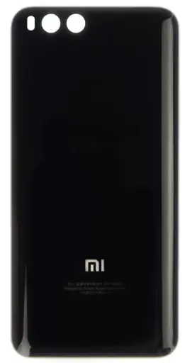 [873282] Задня панель корпусу для Xiaomi Mi 6, чорна, MCE16