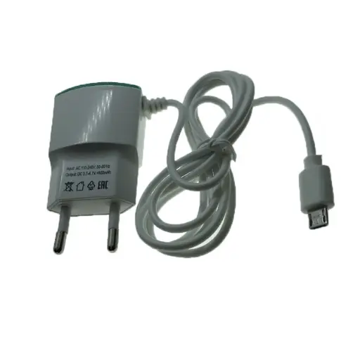[2702300000008] Сітчастий зарядний пристрій 650mAh micro white