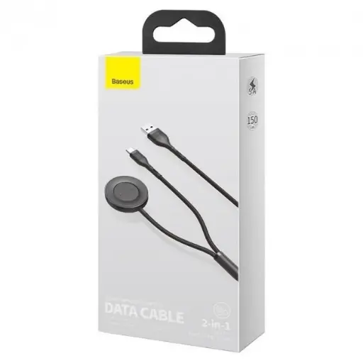 [2000001261804] Кабель USB Ваseus Data Cable 2в1 USB для C+ Watch для Huawei Mobile Phone & Watch 1.5m Red + Black