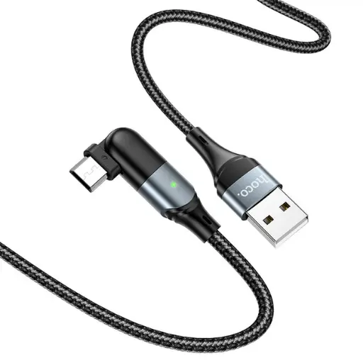 [6931474747907] Hoco U100 Orbit Micro USB Cable (Black)