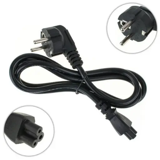 [4821000111895] Laptop cord 3x0.75mm CU, 1.8m, black