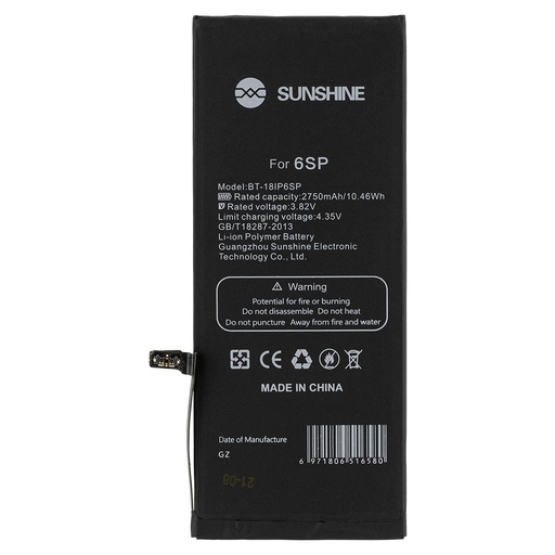 [12245] Apple iPhone 6S Plus Battery, 2750 mAh, Sunshine