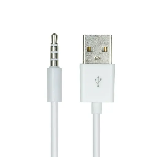 [4821000115923] PowerPlant USB AM-4pin Jack 3.5mm adapter cable for iPod Shuffle 0.15 m