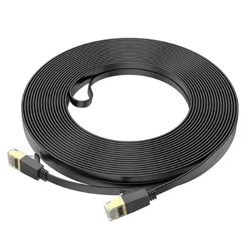 [38122] Кабель Hoco US07 Gigabit Ethernet RJ45 to RJ45 (20m) (black)
