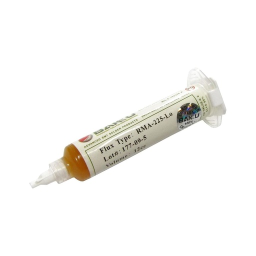 [8756] Flux paste Amtech RMA-225-Lo 12mol. in a syringe, weakly active