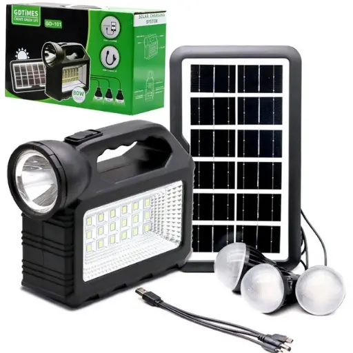 [2001000603282] Багатофункціональний LED ліхтар Cclamp GD-101 із сонячною панеллю