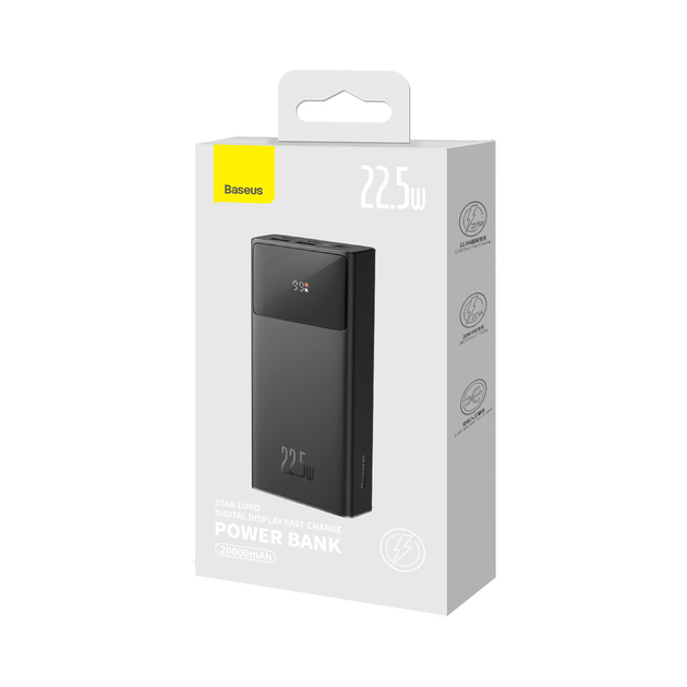 [6932172617608] Павербанк Baseus Star-Lord Digital Display Fast Charge  20000mah 22.5W