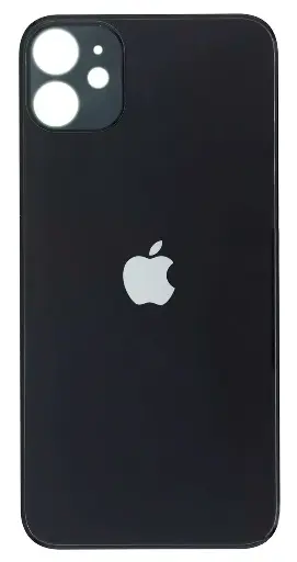 [10002652] Задня кришка Apple iPhone 11, великий виріз під камеру, PRC, Black
