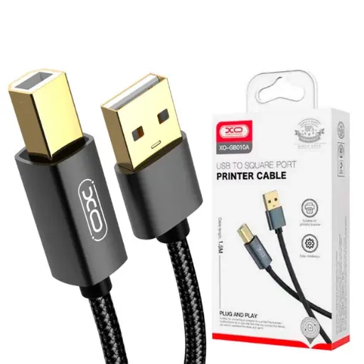 [6920680826346] Cable for printer XO GB010A USB-A to USB-B 1.5m