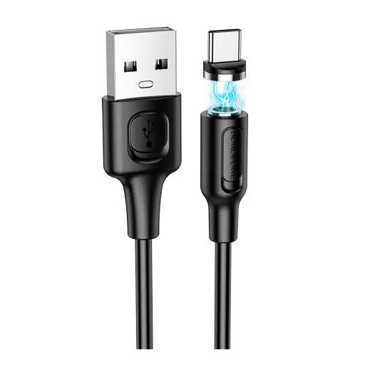 [6931474738462] USB Кабель Borofone BX41 Amiable magnetic Type-C (Чорний)