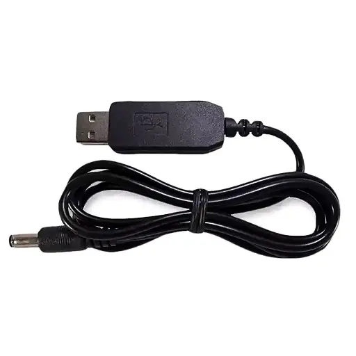 [4821000121801] Power cable USB-DC 5.5x2.1 12V 2.1 Amp